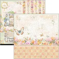 Ciao Bella Flower Shop 12x12 Inch Patterns Pad (8pcs) (CBT077)